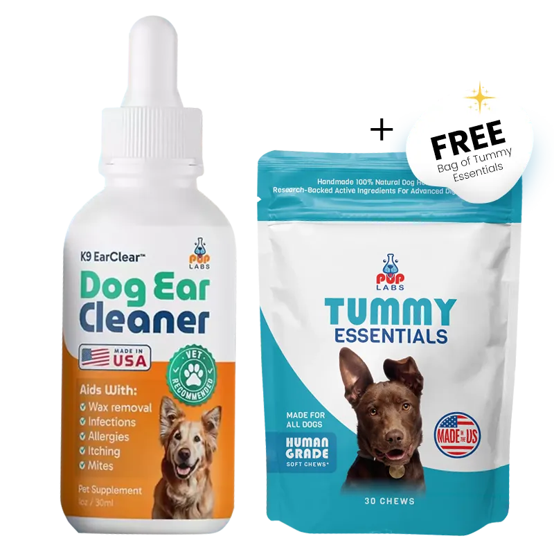 K9 EarClear + Tummy Essentials Bundle
