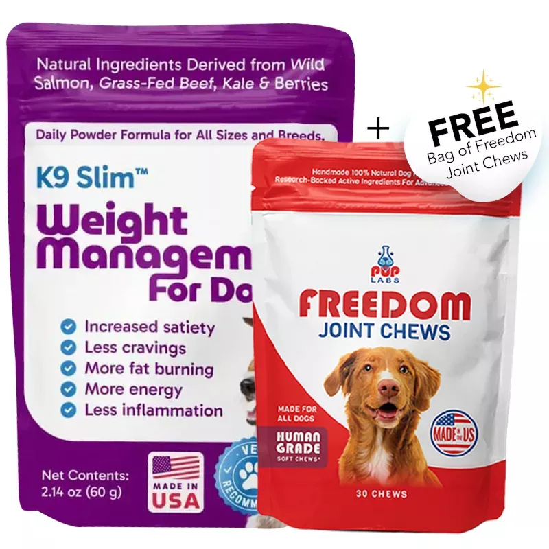 K9 Slim + Freedom Joint Chews Bundle